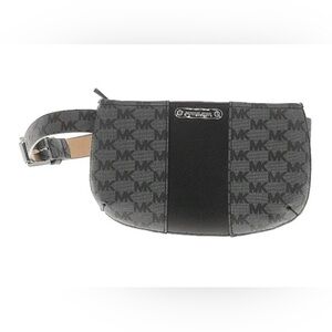 Michael Kors Black and Silver Monogram Bag